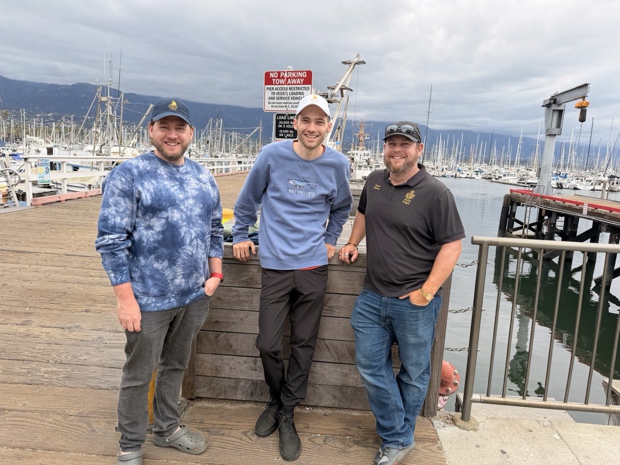 The Vectra GPS and RentalTide team on the dock with the operators they build for
